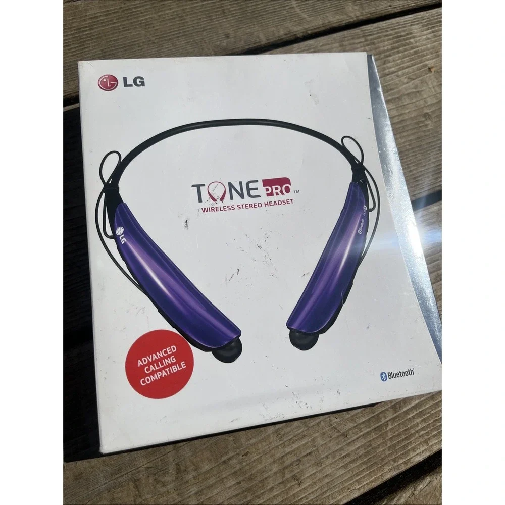 LG Tone Pro HBS-750 Wireless Stereo Headset, Bluetooth 3.0 Music / Talk, Purple